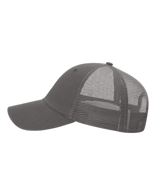 Custom Patch Hat 🧢 111 washed trucker hat charcoal