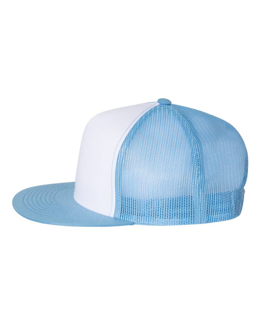 Caroline blue trucker hat