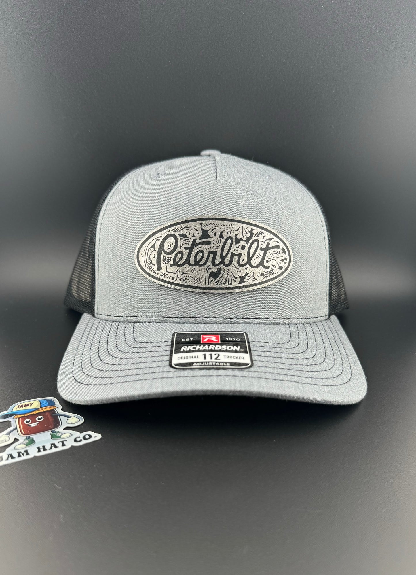 Ol' Pete Trucker Hat - Black/Silver
