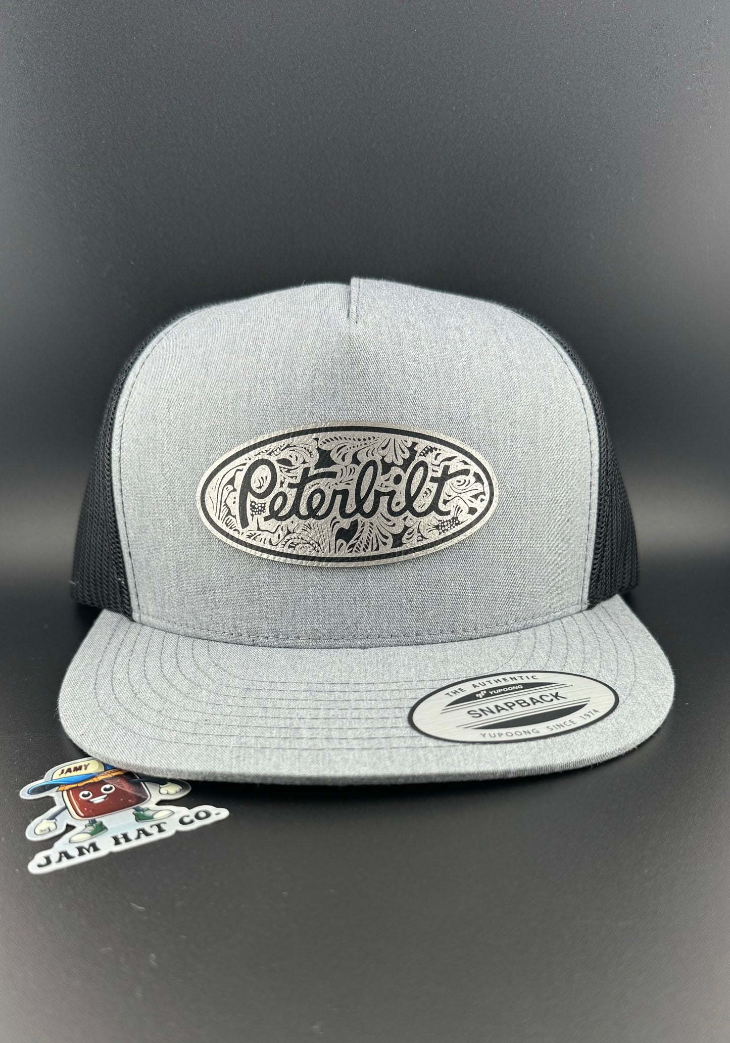 Ol' Pete Trucker Hat - Black/Silver